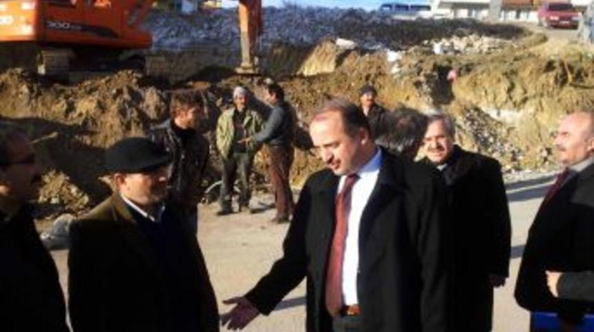 Başkan Akg&uuml;l, Yatırım Alanlarını Gezdi