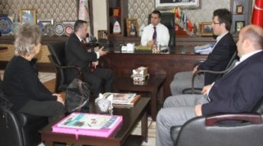 Erdin&ccedil; Sezer&rsquo;den Başkan Aksoy&rsquo;a Ziyaret
