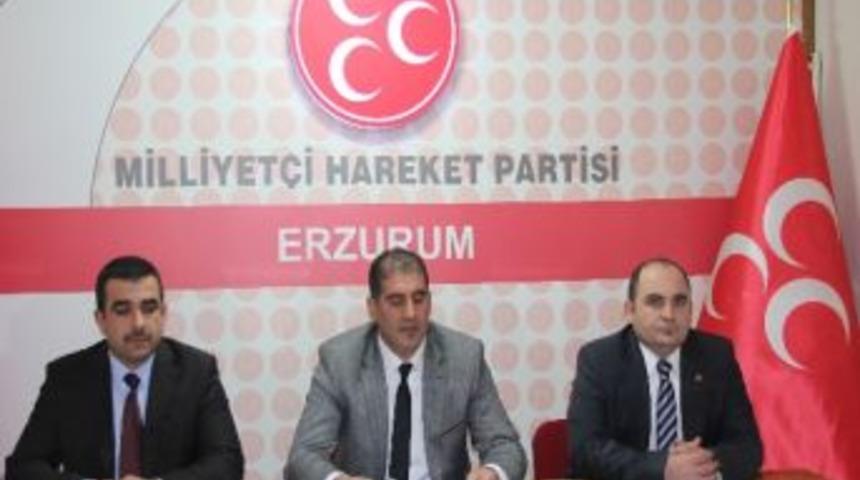 Milletvekili Aksak&rsquo;a Mhp Erzurum İl Başkanı Kaya&rsquo;dan Tepki