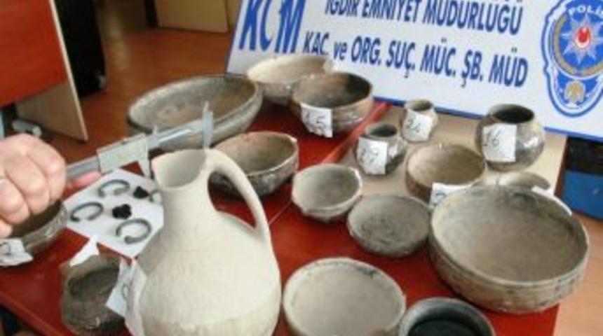 Iğdır Tarihi Eser Ka&ccedil;ak&ccedil;ılığı: 1 G&ouml;zaltı