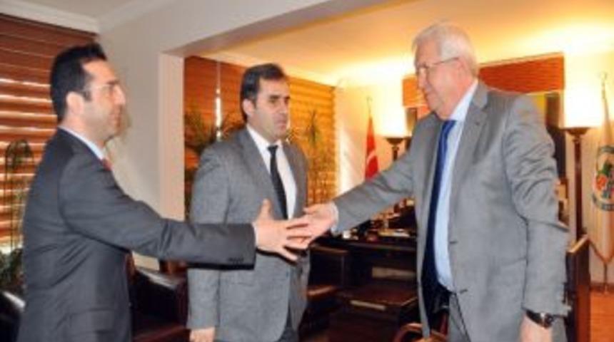 M&uuml;d&uuml;rlerden, Başkan Posbıyık&rsquo;a Ziyaret