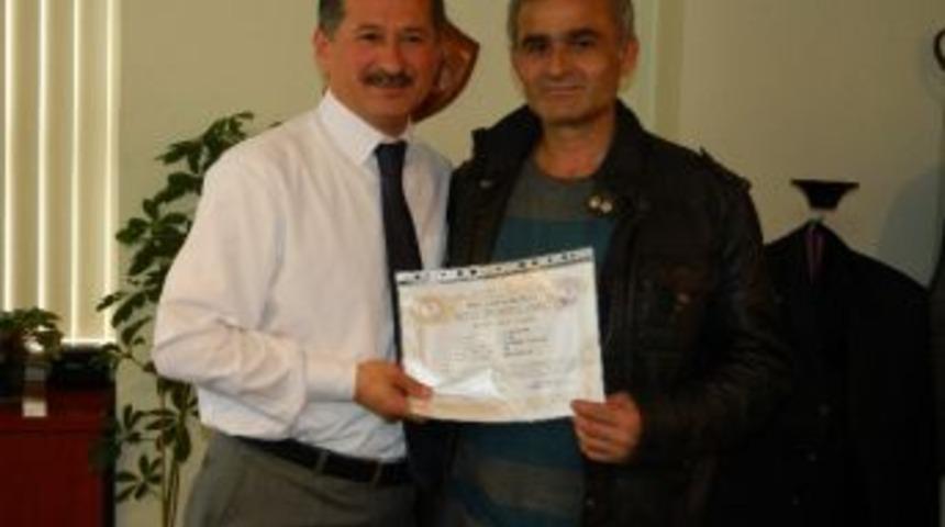 Fırıncılar Hijyen Belgelerini T&ouml;renle Teslim Aldılar