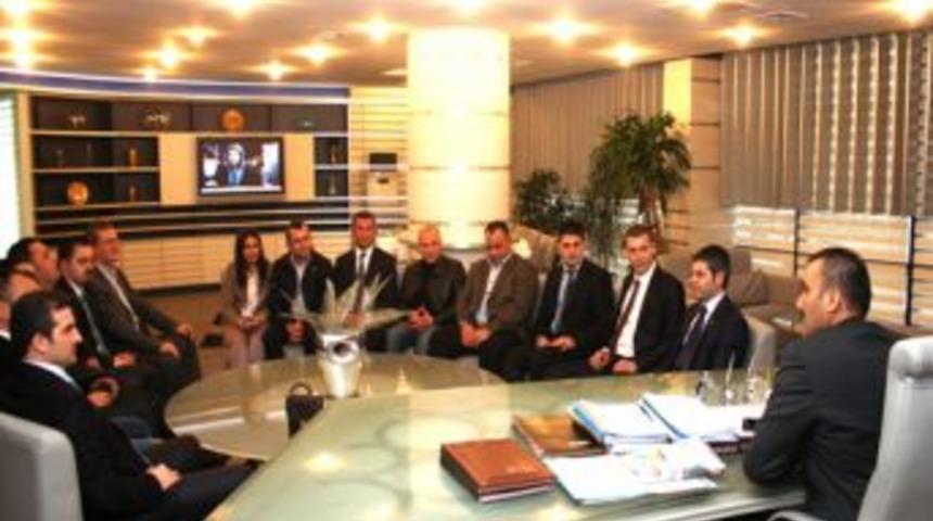 Gen&ccedil; Girişimcilerden D&uuml;zce Belediye Başkanı'na Ziyaret