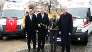 Uşak Karma Osb Ve Tüprag Metal Madencilik Sağlık Müdürlüğüne Ambulans Hibe Etti