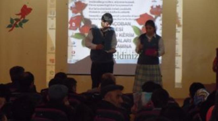 Kara&ccedil;oban&rsquo;da Kuran Okuma Yarışması