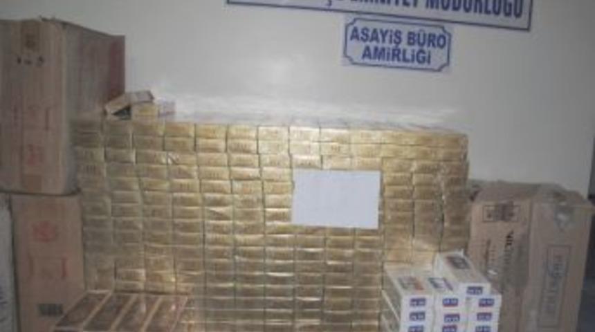 Siverek'te 21 Bin Paket Ka&ccedil;ak Sigara Ele Ge&ccedil;irildi