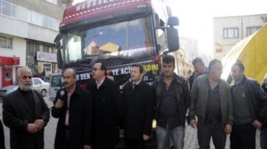 Nevşehir'den Suriyelilere Bir Tır Patates Daha G&ouml;nderildi