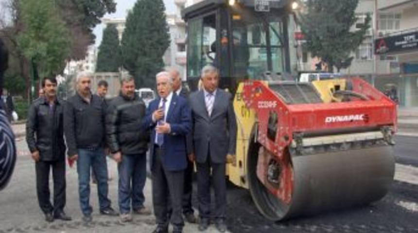 Gazipaşa Bulvarı Asfaltlanıyor