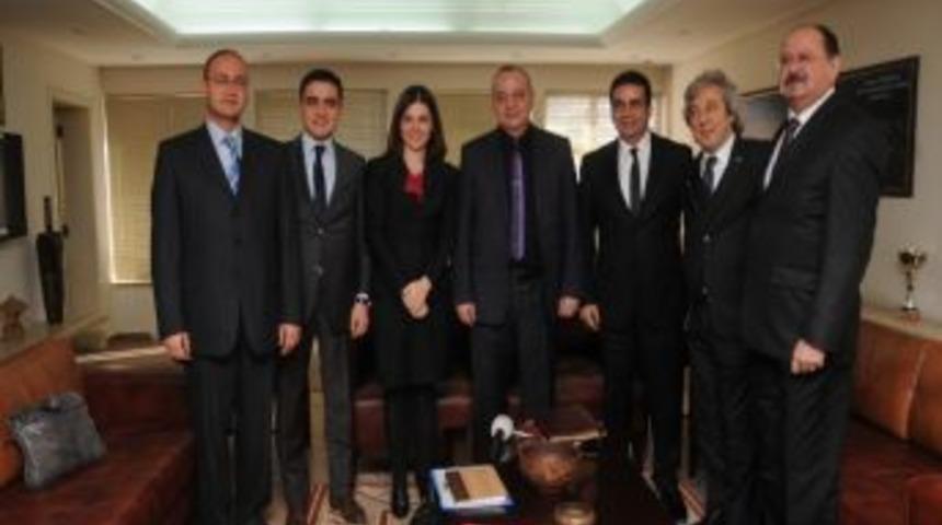 Denizbank Y&ouml;netcilerinden Başkan Erg&uuml;n&rsquo;e Ziyaret