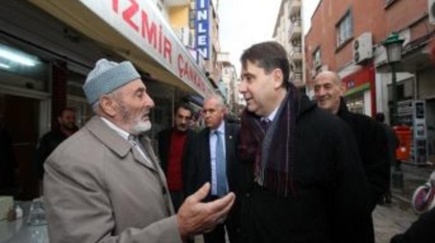 Başkan Tartan, &Ccedil;ankaya &Ccedil;arşısı Esnafını Ziyaret Etti