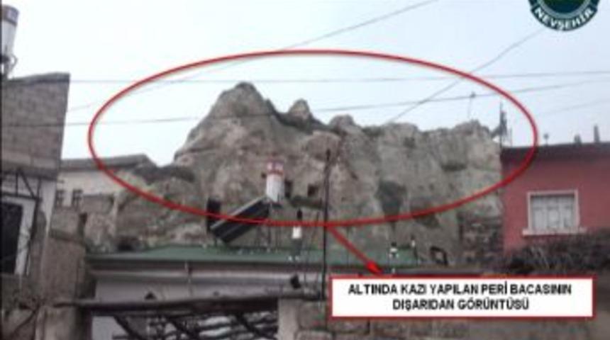 Peribacasının Altında Ka&ccedil;ak Kazı Yapan 1 Kişi Yakalandı