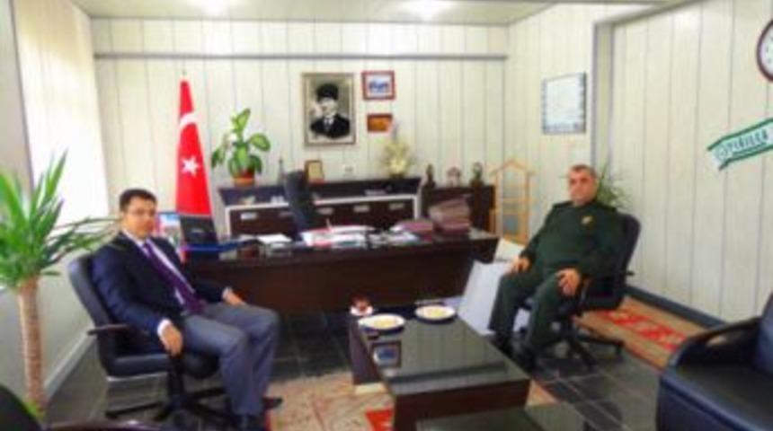 Albay Ak&ccedil;a&rsquo;dan, Kaymakam &Ouml;zcan&rsquo;a Ziyaret