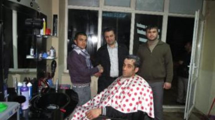 Chp Mevlid Kandili' Nde Esnafı Ziyaret Etti