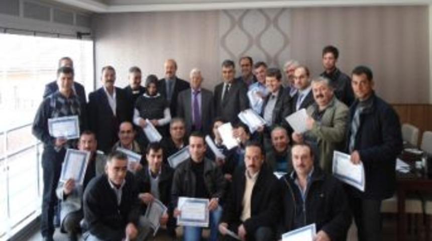 Ereğli’de Üreticilere Arıcılık Eğitimi Katılım Belgesi Verildi