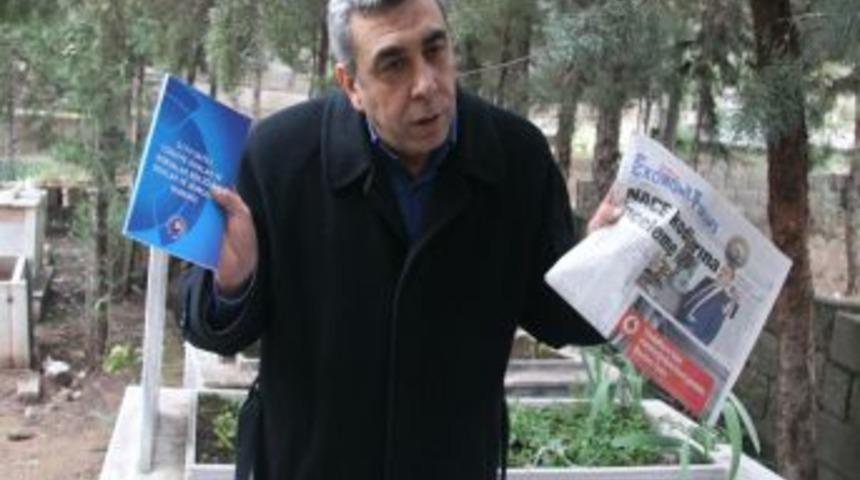 Mezarlıkta Basın A&ccedil;ıklaması Yaptı