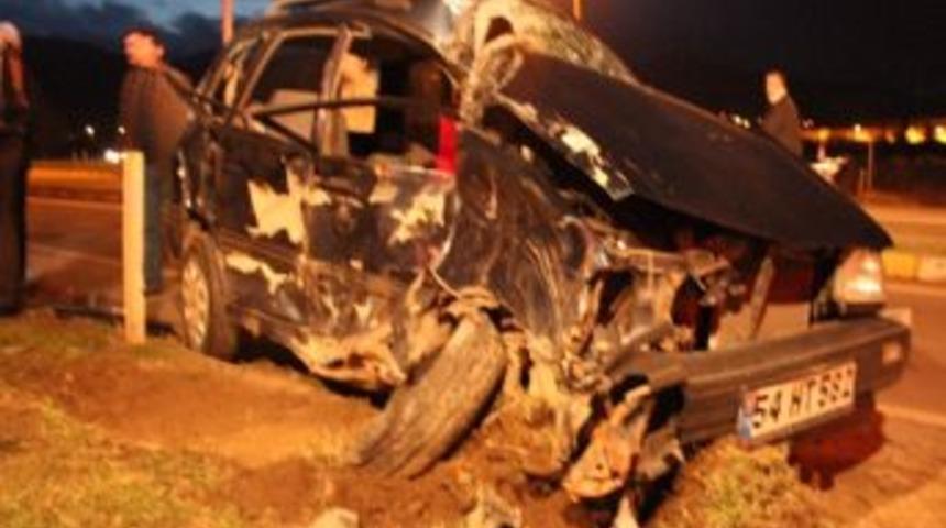 Sakarya&rsquo;da Trafik Kazası: 1 Yaralı