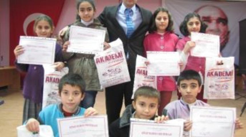 Yerk&ouml;y&rsquo;de Kitap Okuma Yarışması D&uuml;zenlendi