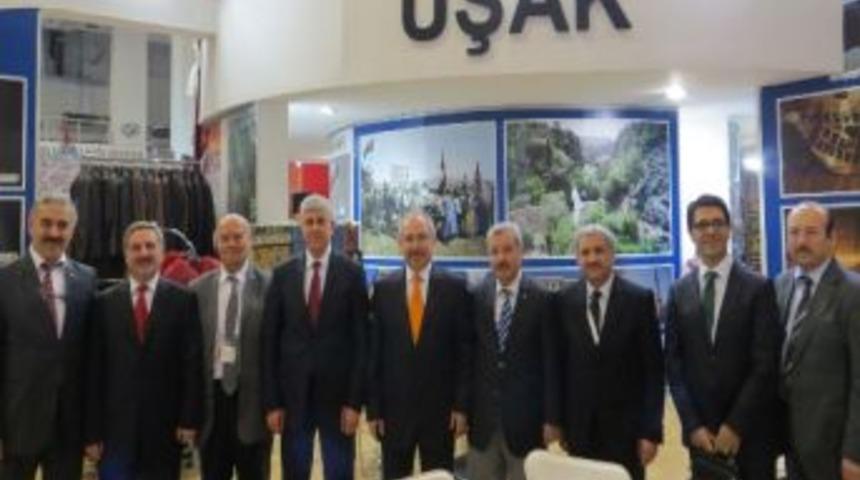 Uşak Valiliği İstanbul&rsquo;daki Emıtt Fuarında Stand A&ccedil;tı