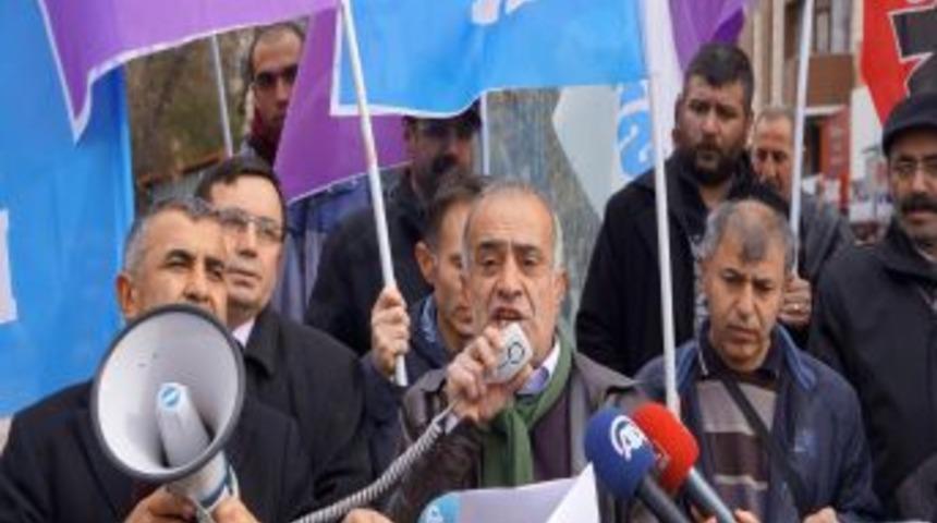 KESK, Iş&ccedil;i &Ouml;l&uuml;mlerini Protesto Etti