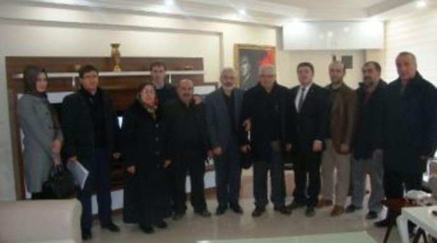 Ak Parti İl Teskilatından Baro Ve Kızılay Derneğine Ziyaret