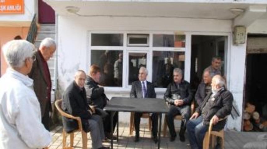 Vali Şahin, Beldelerde İncelemelerde Bulundu