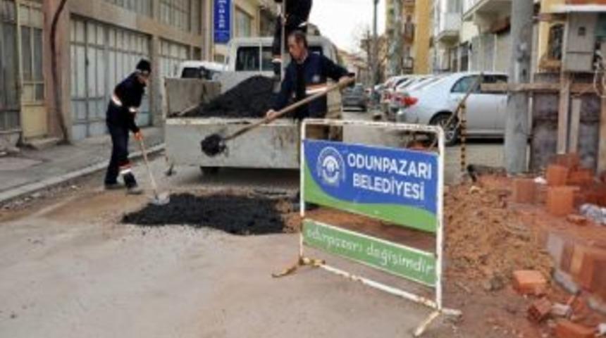 Odunpazarı Belediyesi&rsquo;nden Yol &Ccedil;alışmaları