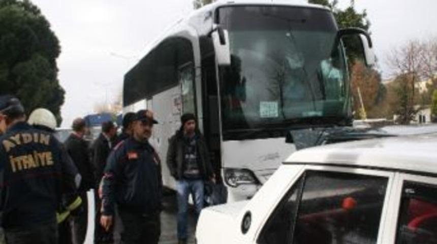 Yağışlarla Birlikte Kazalar Da Arttı