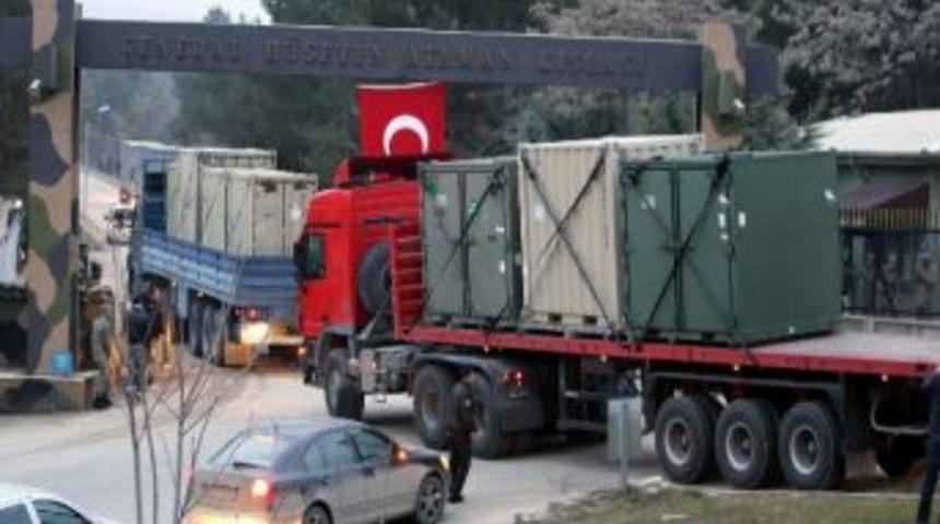Patriot Malzemelerinin Gaziantep'e Getirilmesi
