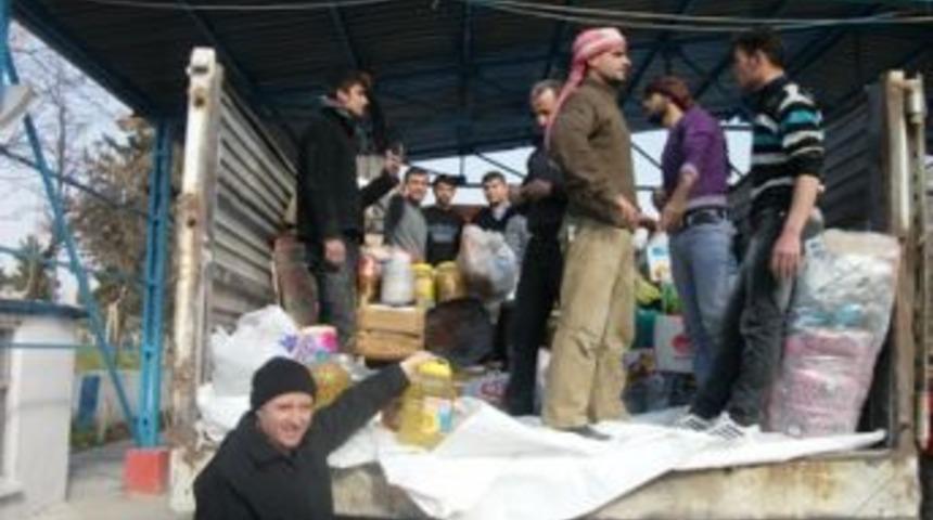 Doğanşehir'de Toplanan Yardımlar Suriyelilere Teslim Edildi