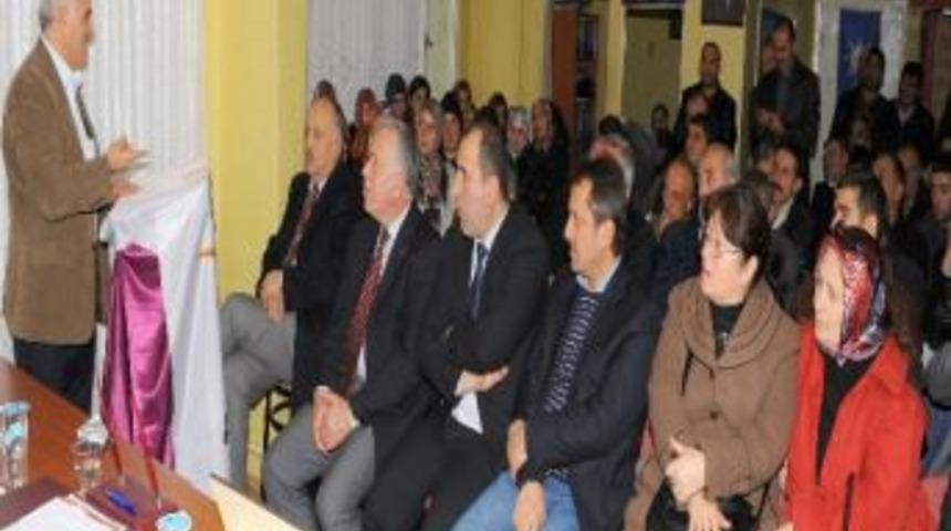 G&uuml;mr&uuml;k&ccedil;&uuml;oğlu Ak Parti Beşikd&uuml;z&uuml; İl&ccedil;e Danışma Meclisi Toplantısında Konuştu