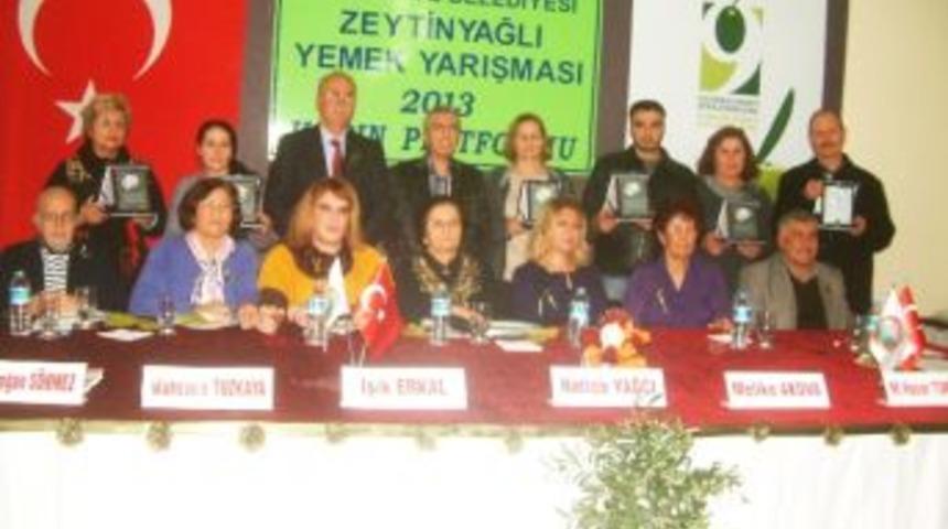 Burhaniye&rsquo;de Zeytinyağlı Yemekler Yarıştı