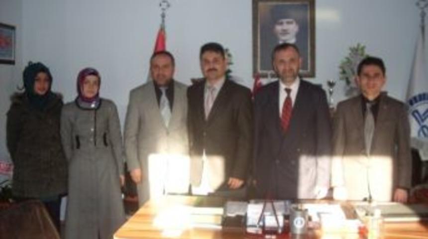 Alaplı İmam Hatip Lisesinden M&uuml;ft&uuml; Bektaş&rsquo;a Hayırlı Olsun Ziyareti