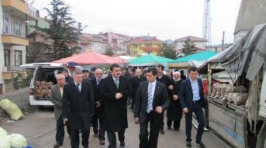 Milletvekili G&uuml;lşen, Pazar Esnafını Ziyaret Etti