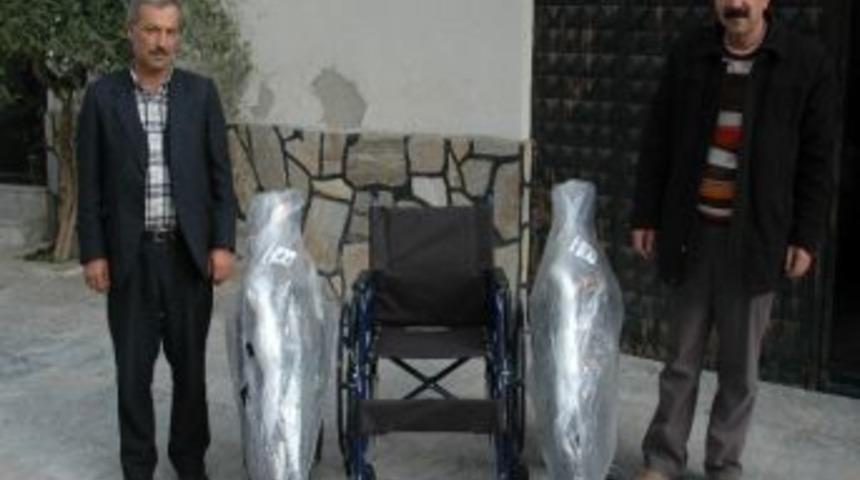 Gurbet&ccedil;i Hayırseverdenengellilere Tekerlekli Sandalye