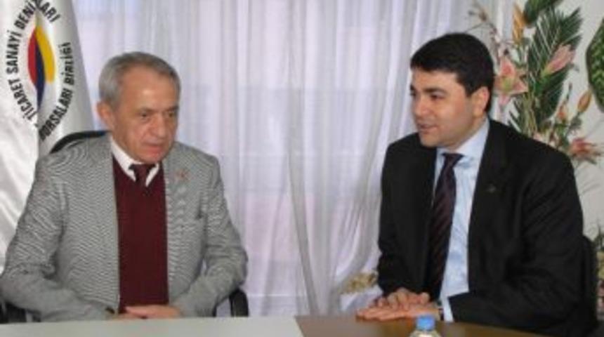 Dp Genel Başkanı Uysal&rsquo;dan Mtso&rsquo;ya Ziyaret
