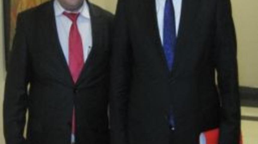 Aksaray Şube Başkanı Muhtar Yavaş'tan T&uuml;rel'e Ziyaret