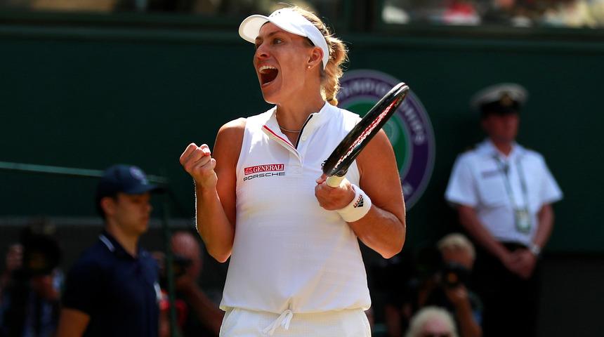 Angelique Kerber Wimbledon'da finale yükseldi!