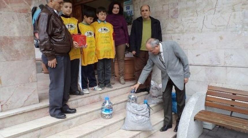 Yavru Temacılar 200 Kilo Atık Pil Topladı