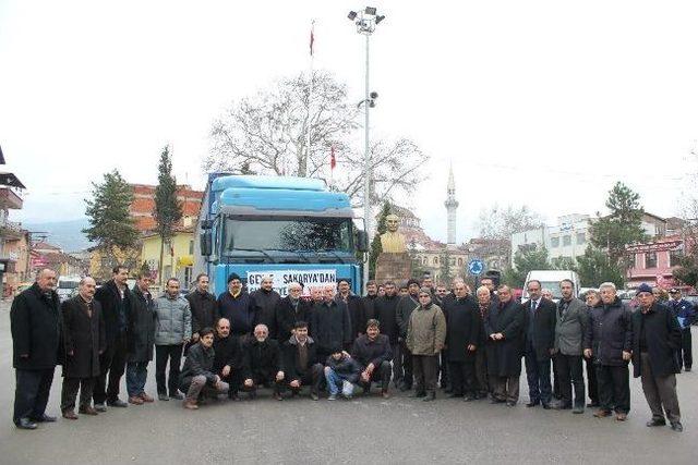 Sakarya’dan Suriye’ye Gönderilen Yardım Tırı Sayısı 19’a Yükseldi