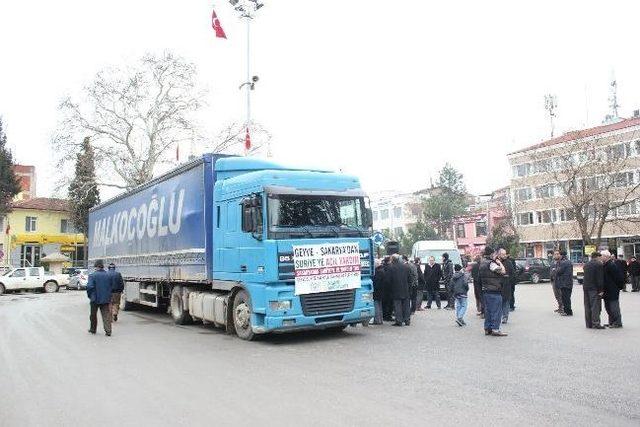 Sakarya’dan Suriye’ye Gönderilen Yardım Tırı Sayısı 19’a Yükseldi