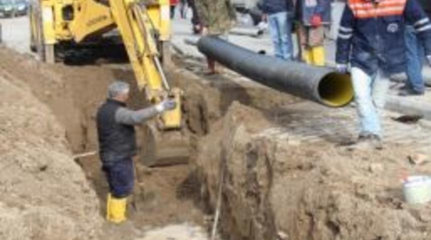 Burhaniye&rsquo;de Alt Yapı &Ccedil;alışmaları B&uuml;y&uuml;k Bir Hızla Devam Ediyor