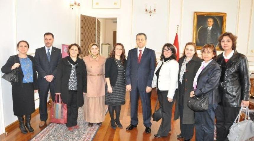 Tagid İş Kadınları Komisyonu`ndan Tekirdağ Valisi Ali Yerlikaya`ya Ziyaret