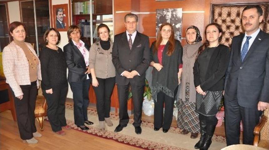 Tagid İş Kadınları Komisyonundan &Ccedil;orlu Kaymakamı Doğan`a Ziyaret
