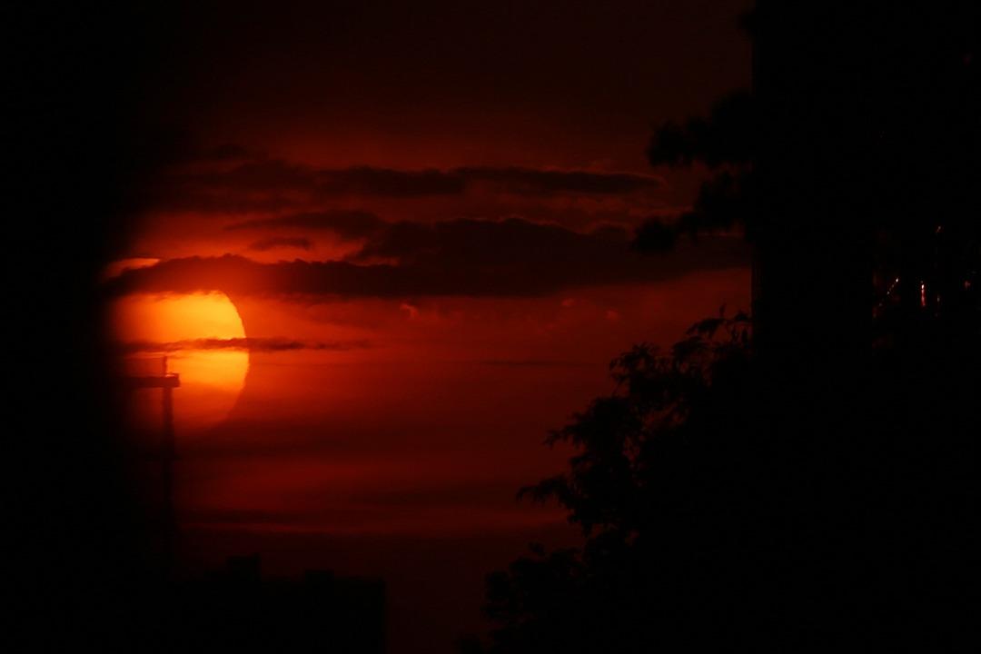New York'ta g&uuml;n batımı 'Manhattanhenge'