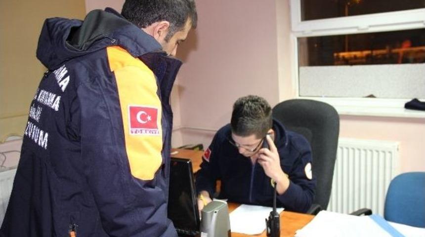 Erzurum&rsquo;da Eksi 20 Derecede Deprem Tatbikatı