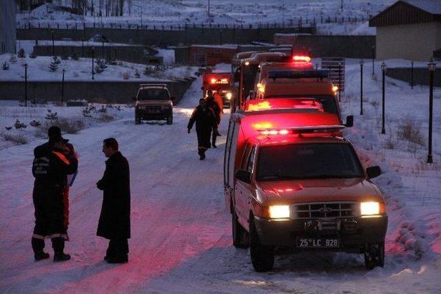 Erzurum’da Eksi 20 Derecede Deprem Tatbikatı