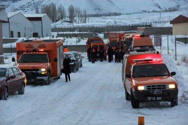 Erzurum’da Eksi 20 Derecede Deprem Tatbikatı