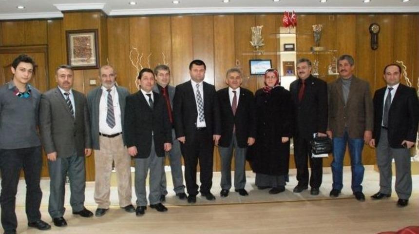 Kayseri İmam Hatip Mezunları Derneği&rsquo;nden Melikgazi Belediyesine Ziyaret