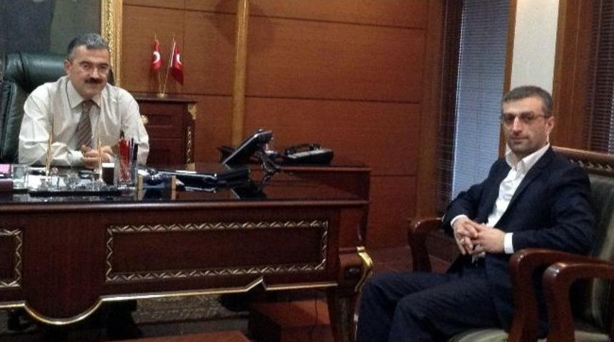 İha B&ouml;lge M&uuml;d&uuml;r&uuml; Aydın, Vali Ayyıldız&rsquo;ı Ziyaret Etti