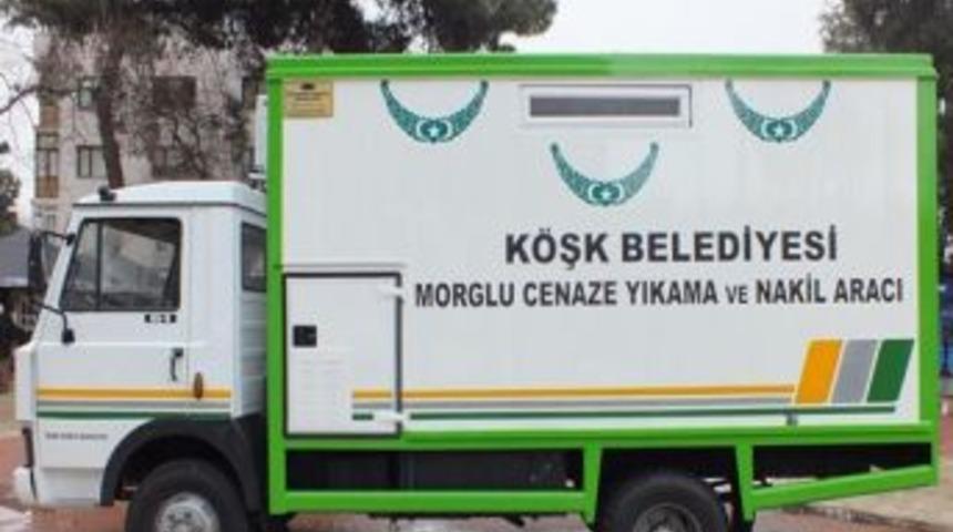 K&ouml;şk&rsquo;e Yeni Cenaze Yıkama Aracı